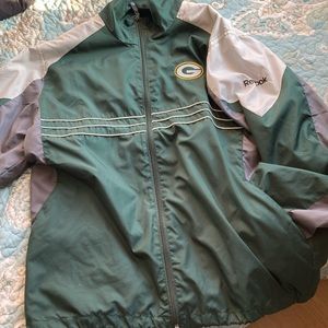 Reebok Green bay windbreaker